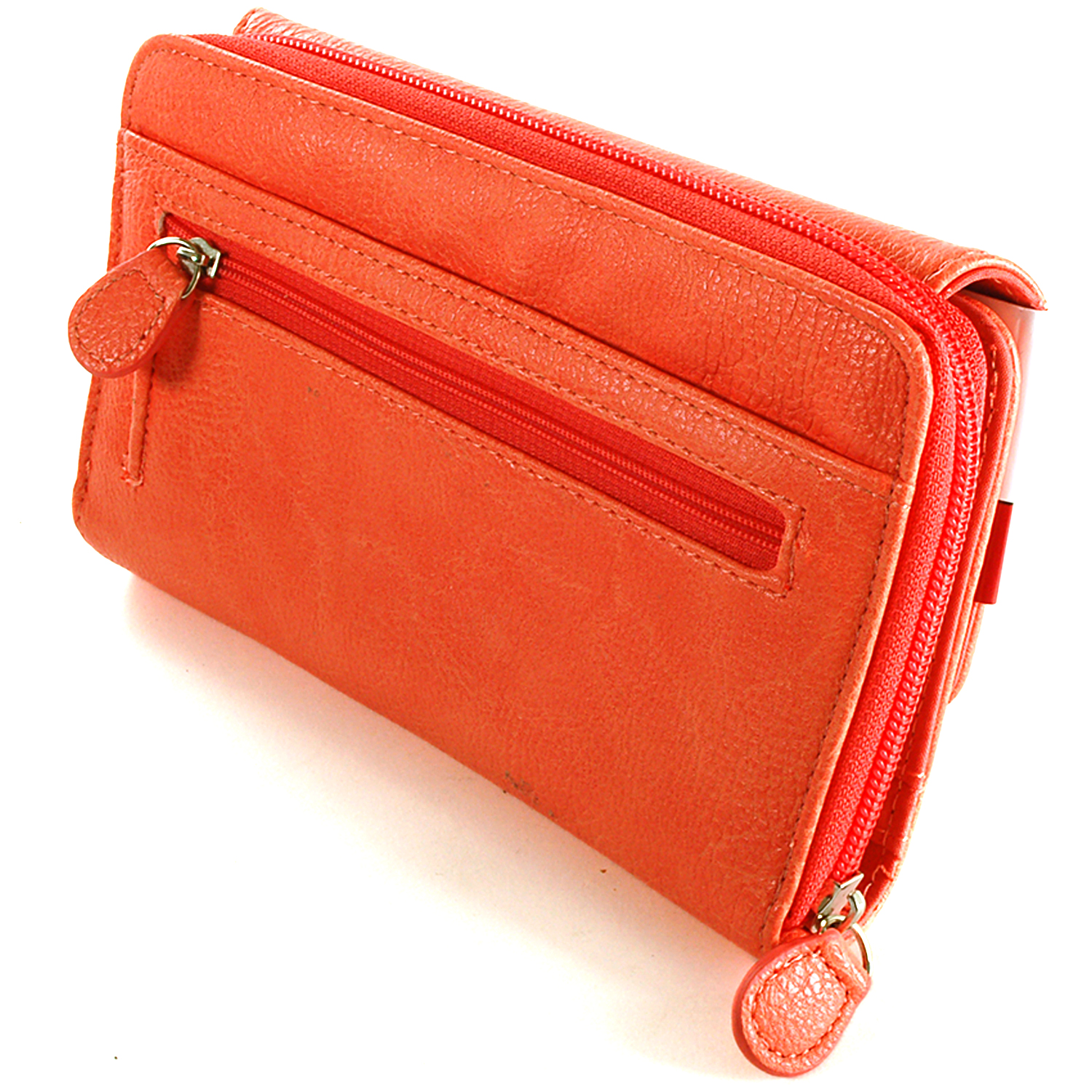 Womens Mundi Big Fat Wallet Checkbook Case Large Organizer Clutch Bag